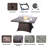 Carnforth Square Aluminum Propane Smokeless Fire Pit Table