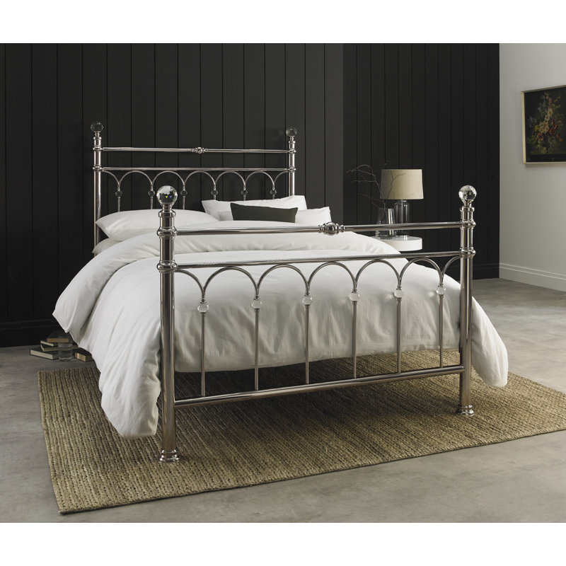Metal Bed, Antique Nickel, Double (4'6)