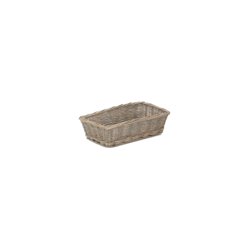 Farmerville Wicker Tray Storage Basket