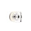 Passage Windsor Crystal Knob with Disk Rose