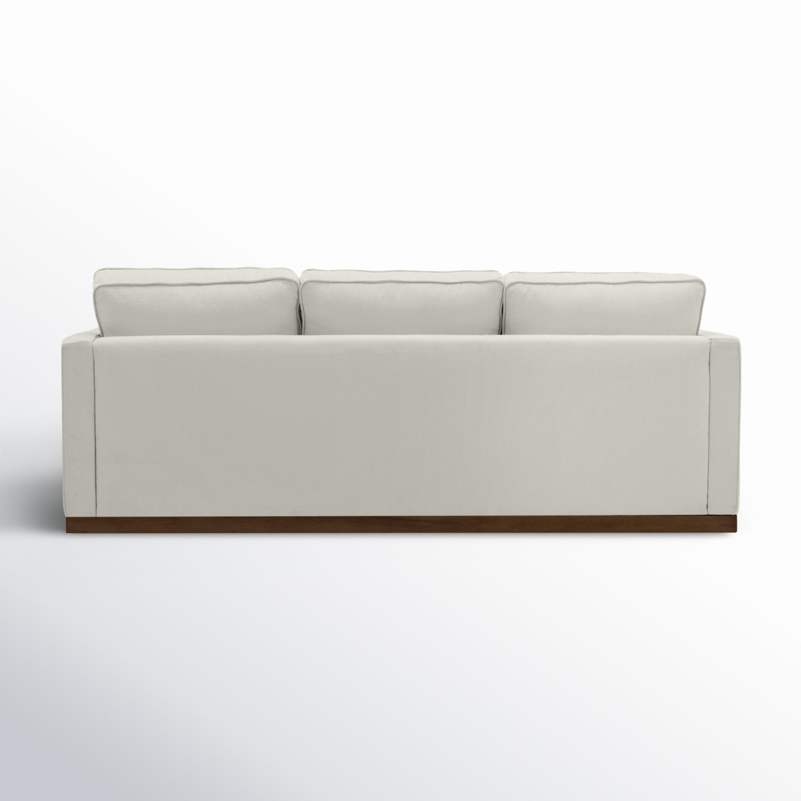 Bobbi 87" Linen Sofa, Flanigan Beige Linen, Oak