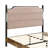 Queen Bed Frame With Upholstered Headboard, Charging Function And Touch - Sensitive Led Lighting, Under Storage Solution, Noise Performance, No Box Spring Needed, Modern Cozy Bedroom Setup, Lamb-767112099