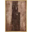 Style Mid-Century brun foncé, formes abstraites neutres, grand cadre rustique, décor minimaliste M26-101791523-101791526