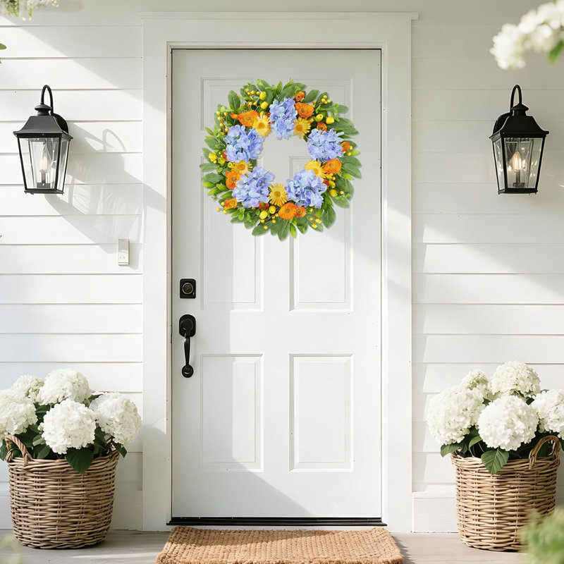 22" Hydrangea Wreath