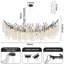 Tree Branch Snow Crystal Chandelier Lighting 63"L-384101559
