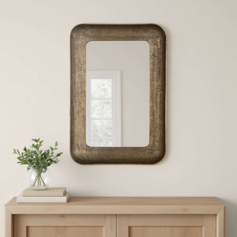 Ibis Antique Brass Mirror