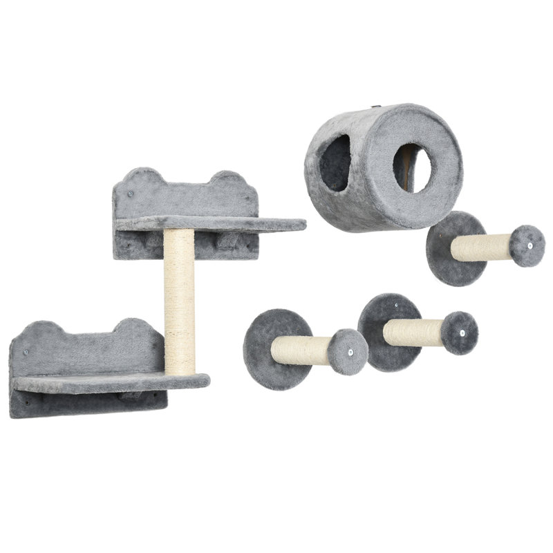 Pet Wall-mounted Climbing Shelf Set