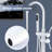 Double Handle Floor Mounted Tub Filler With Handshower-70285730