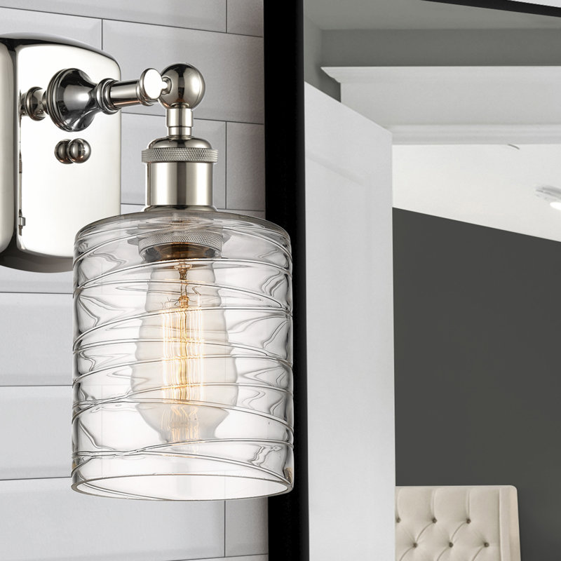 Shauna Armed Sconce, Polished Nickel