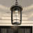 Nerota 1 - Light Modern Black Outdoor Hanging Lantern Outdoor Chandelier