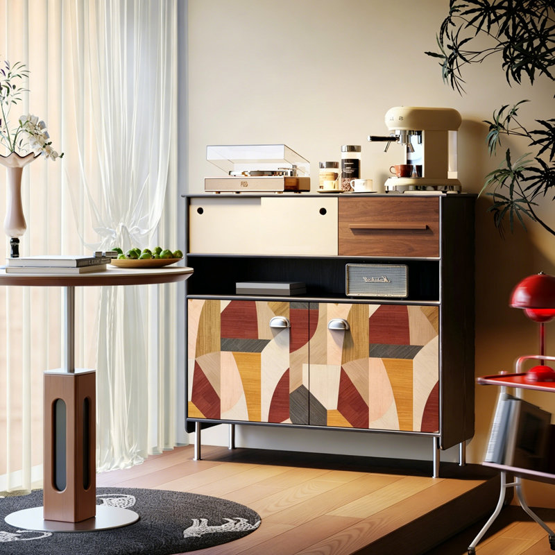 Modern Retro Simple Style Accent Cabinet