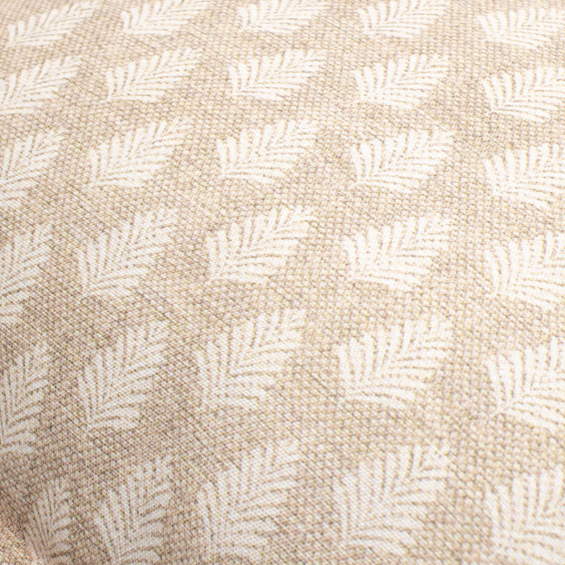 Light Green and White Polyester Floral Throw Pillow Cover