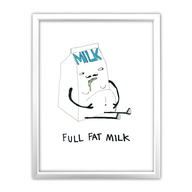 Single Picture Frame Print, White