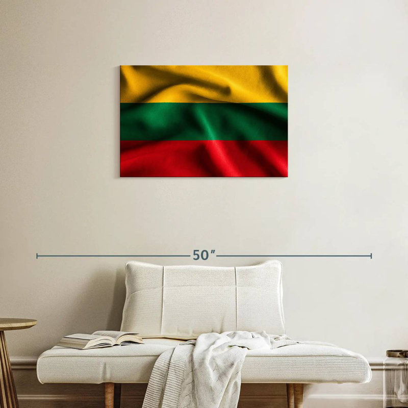 Drapeau de la Lituanie, H 20 po x l 30 po