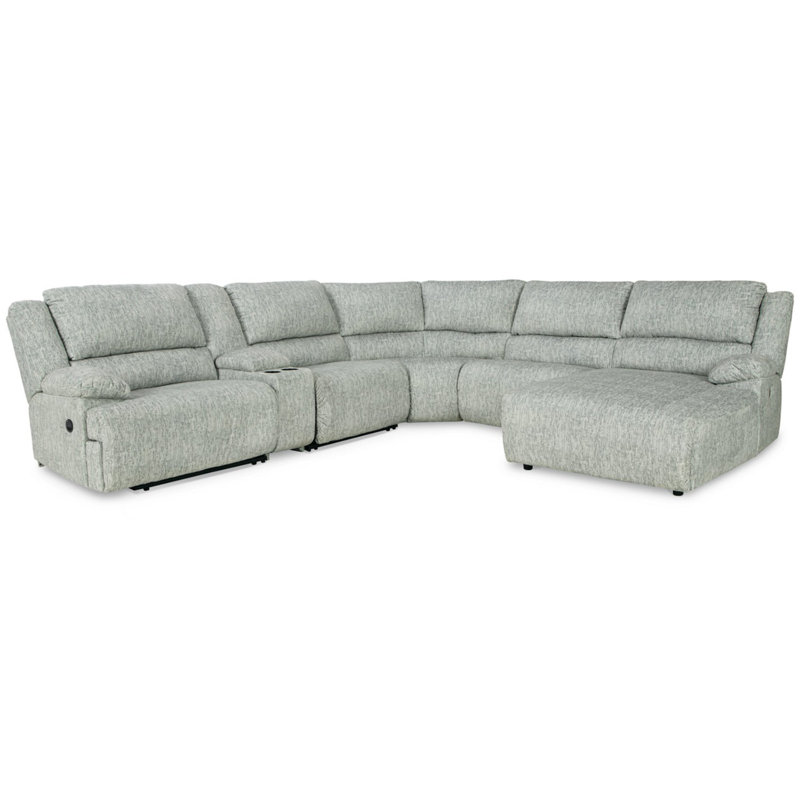 Canapé modulaire inclinable avec méridienne 6 pièces Mcclelland