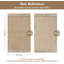 Tapis tissé intérieur/extérieur 90 x 150 cm, tapis d'entrée de style ferme