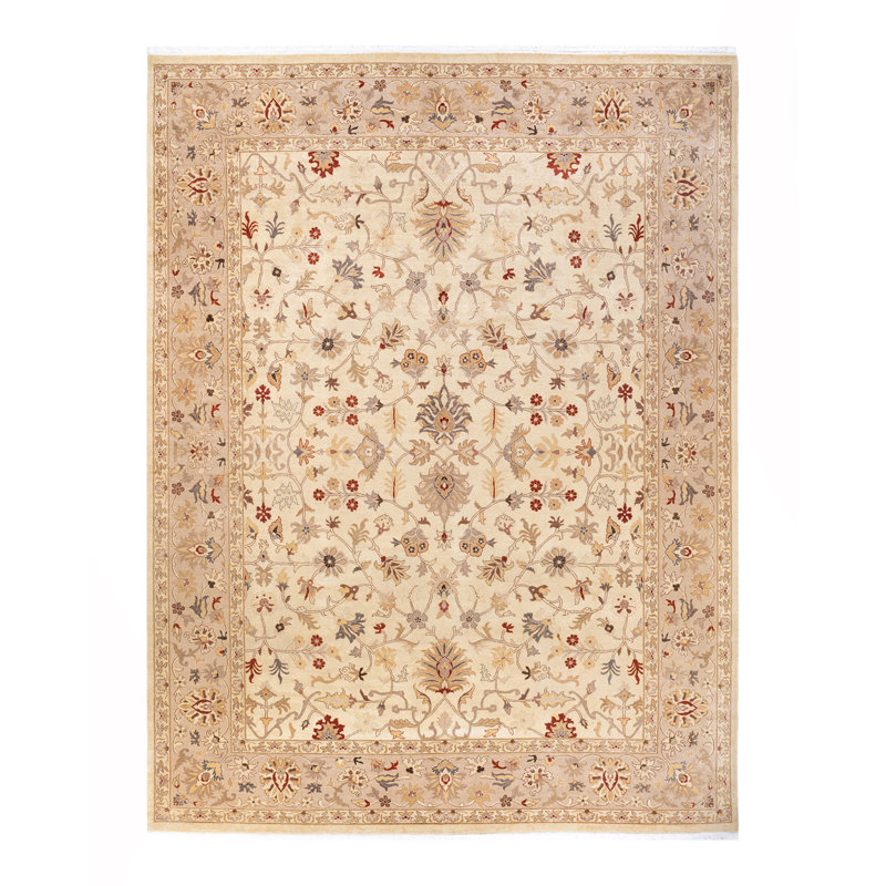 Classic One-of-a-Kind 9' 3" X 12' 3" Hand Knotted Area Rug