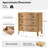 Elfine Modern 27''W 3-Drawers Curves End Table with Built-In Charging Station(Set of 2)-548763382