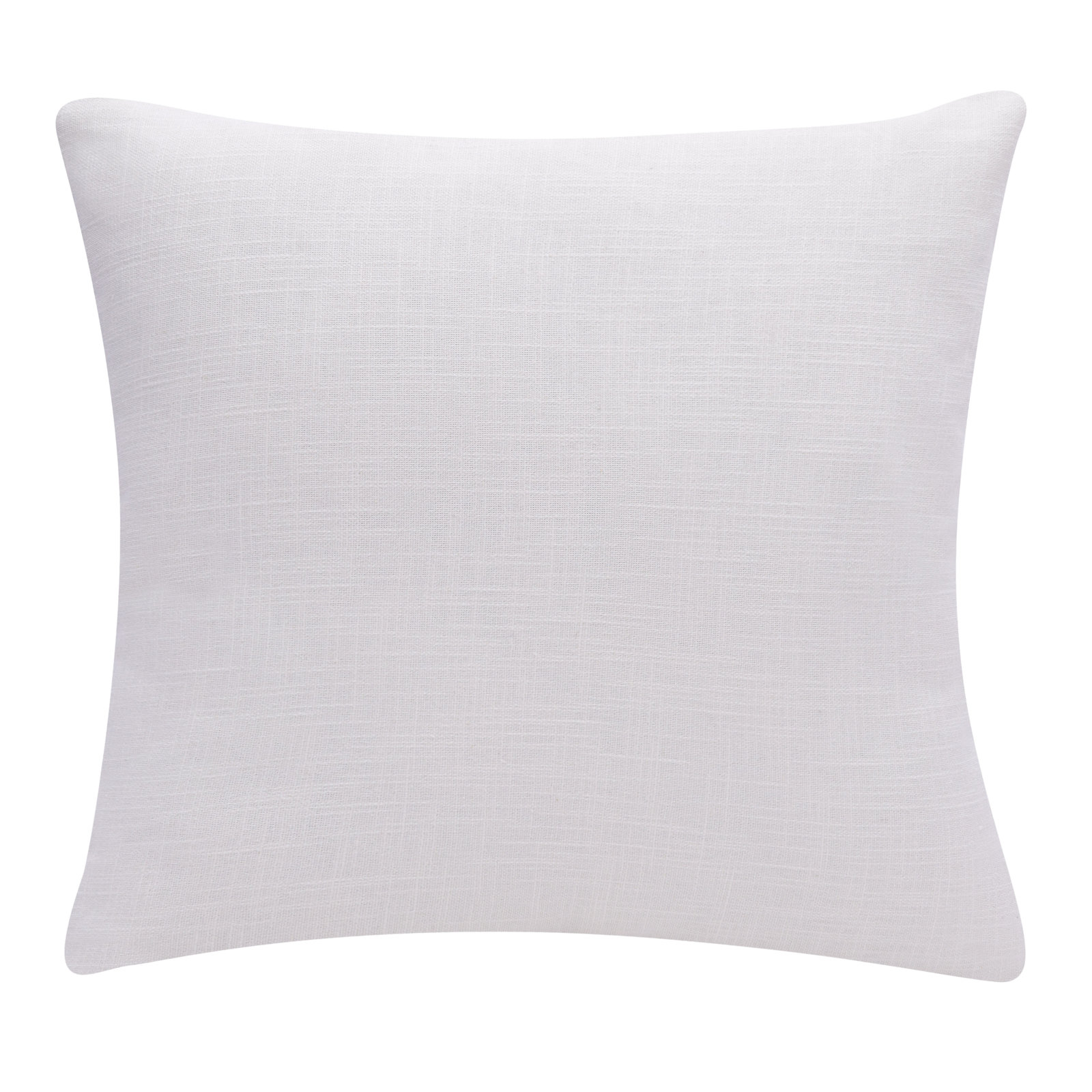 Auburn Geometric Cotton Throw Pillow, Square 18", Brown/White, Pillow Cover Only - No Insert