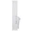 Grand lit plateforme escamotable grand format avec tablette, armoires latérales, tiroirs et DEL, blanc-334743700