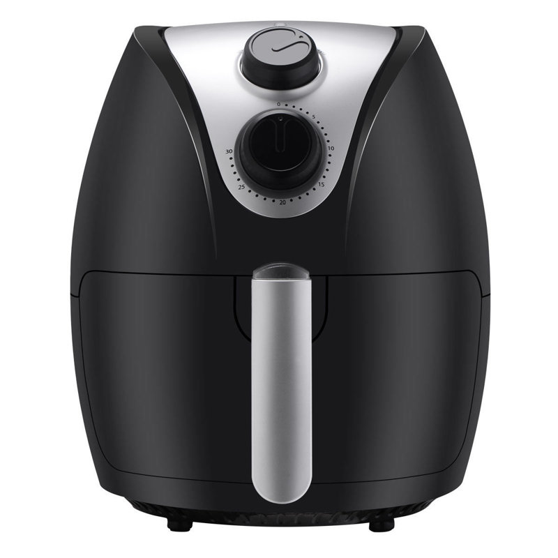 Costway 2,6 pte Friteuse électrique 1500W, Noir