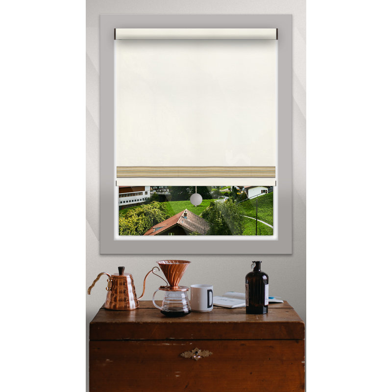 Store roulant obscurcissant Winston Porter, Blanc, l 51 po x L 72 po