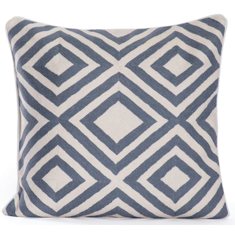 Mojo Geometric Cotton Throw Pillow