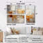 Transcendent Textures V - Yellow Canvas Prints 4 Pieces-938222282-938222285