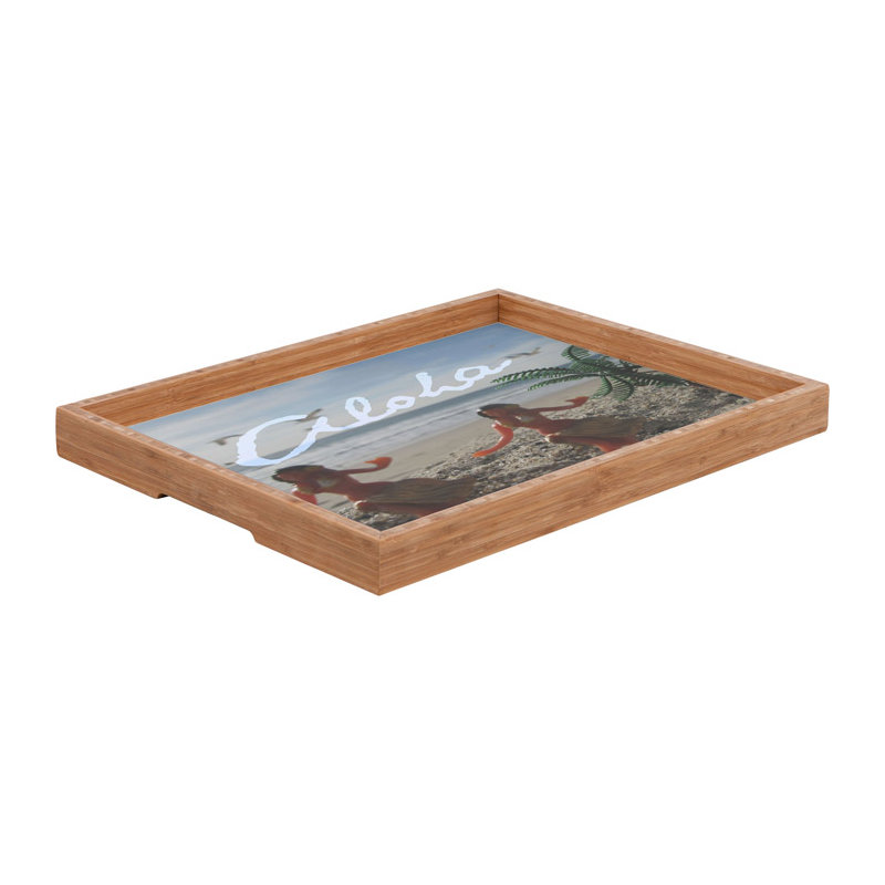 Plateau de table repose-pieds/café aloha filles