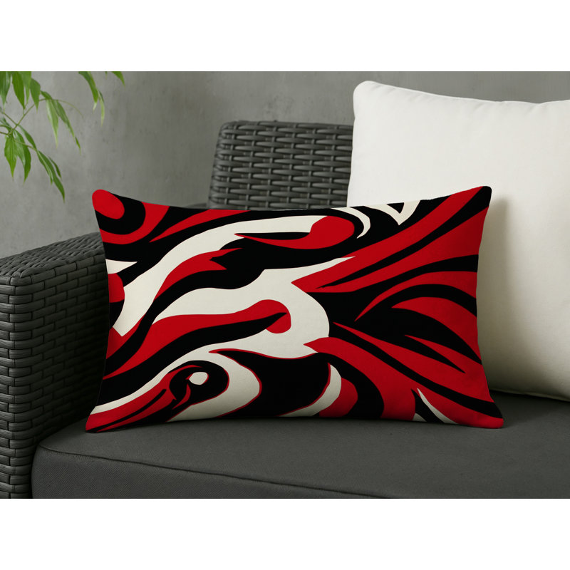 Vortex Flame Indoor And Outdoor Pillow, Rectangle 20"H x 14"W