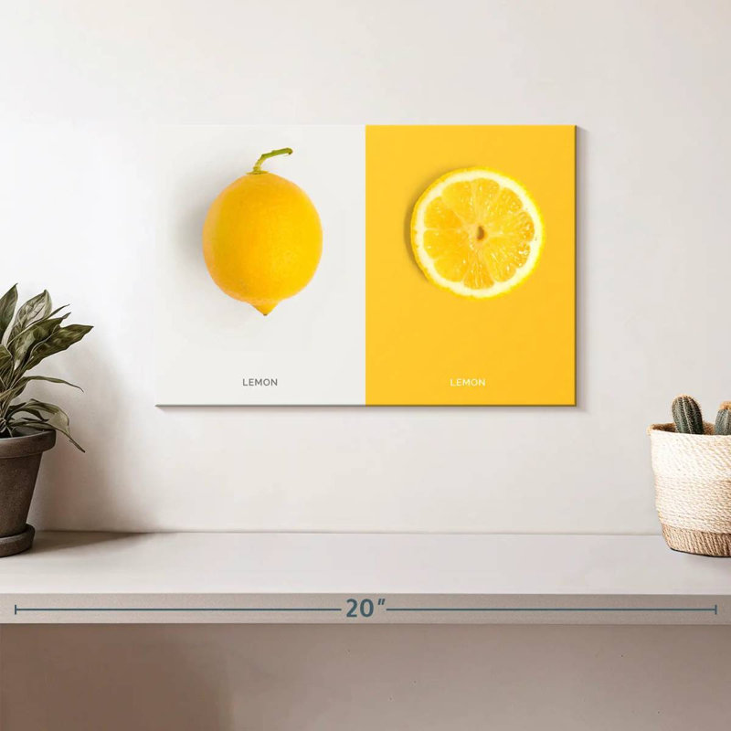 Yarlin citron, H 8 po x l 12 po