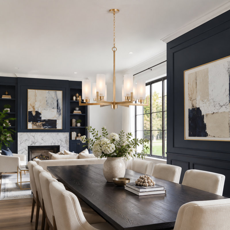 Bradden 6 - Light Dimmable Chandelier