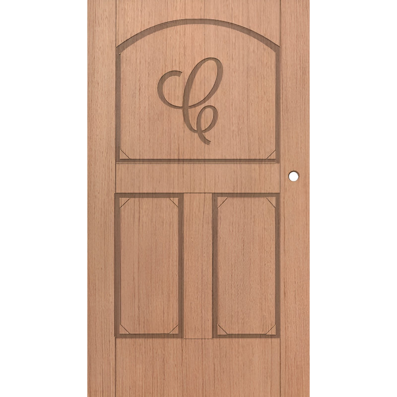 Porte standard en bois massif 80 po, 36 po x 80 po, À gauche