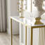 Ridgewood 100cm Glass Top Console Table-20767468-20767464
