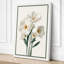 White Narcissus Study Botanical - Wrapped Canvas-1051318432-1051318457