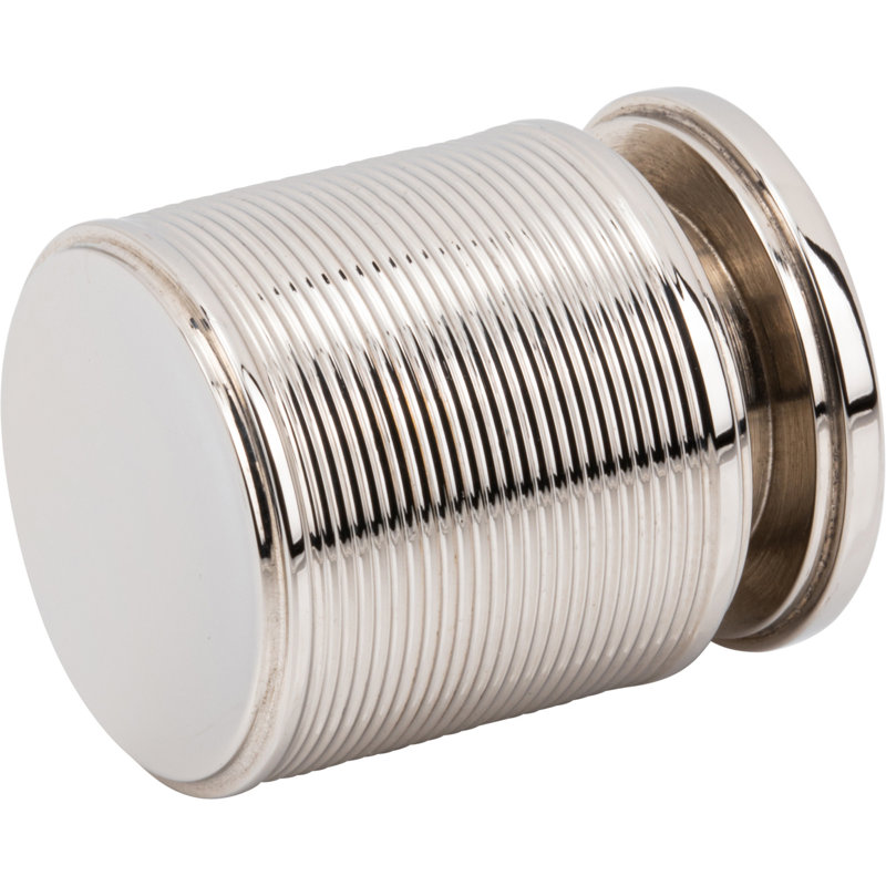Vibe 1 1/4" Diameter Cylindrical Knob, Polished Nickel