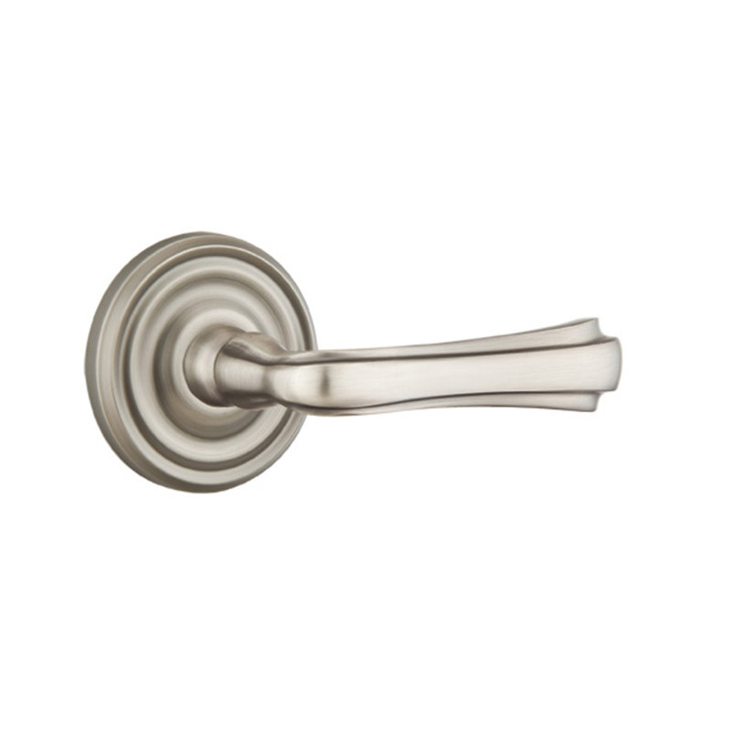 Levier de porte avec rosette Wembley, Gauche, Nickel antique
