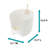 Plastic Litter Box with Scoop-61481221