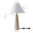 Dante Travertine Table Lamp
