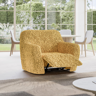 Housse extensible pour fauteuil inclinable - Écologique et douce - Collection Fuco Cotton