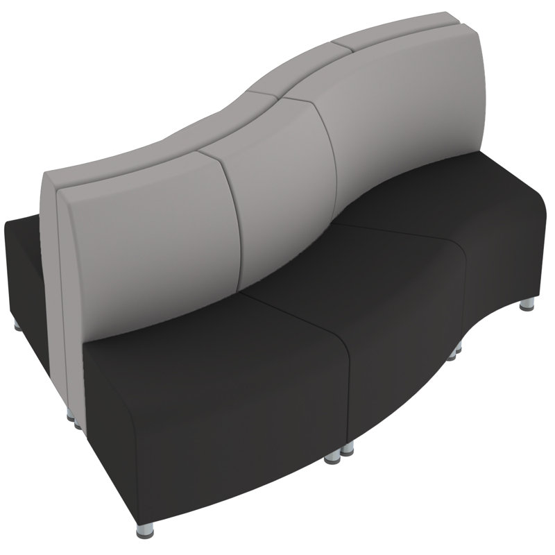 Ensemble de sièges Pro Edge Connect, 6 pièces, Noir/gris
