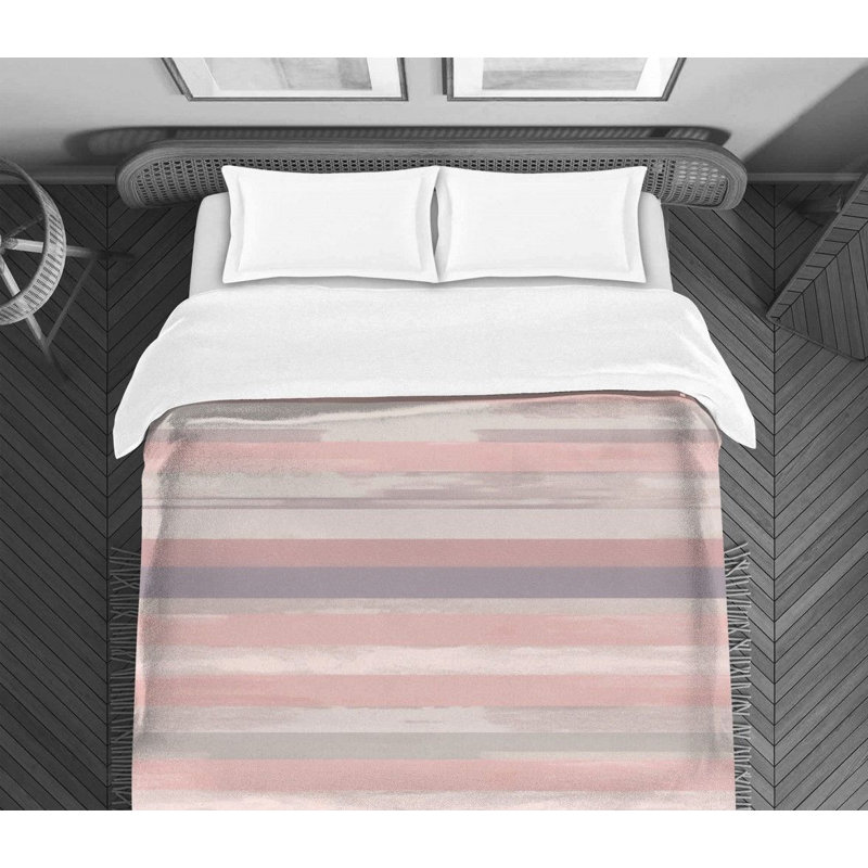 Horizontal Stripe Comforter, Queen