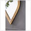Ensemble de 2 miroirs muraux en forme de losange à finition rétro pour une décoration intérieure élégante et un éclairage rehaussé
