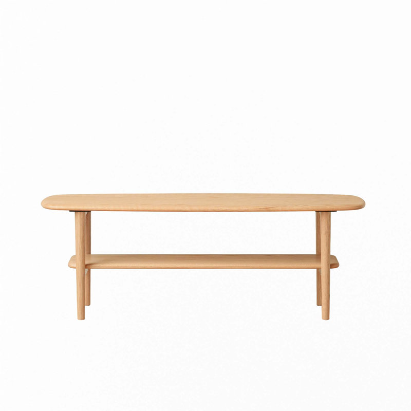 Table basse à plateau en bois massif