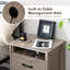 55cm W Manufactured Wood Bedside Table-84895430