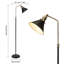 Lampe sur pied noire 58 po HonoDing, sans ampoule