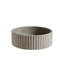 Lavabo de salle de bain de 35,5 cm (14 pouces), lavabo rond en microciment, sans meuble, sans robinetterie ni couvercle, couleur gris ciment-1706399769-1706399770