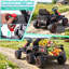 Tracteur électrique 24 V avec remorque détachable, télécommande, lumières DEL et musique-103535292