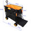 Chariot pliant de grande capacité avec chariot extensible-117354014