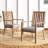 Premium All-Weather Aluminum Outdoor Dining Chairs with Cushions-96330436